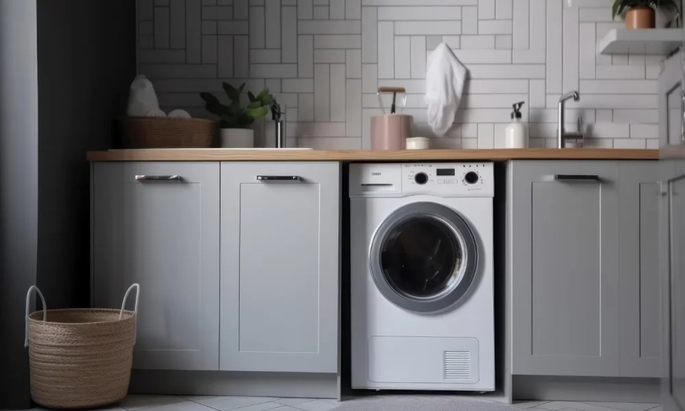beautiful-laundry-room-design-with-modern-washer-dryer-set